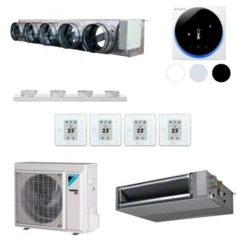 Airzone + Daikin FBA71 - Easyzone 25 plus met 4 zones