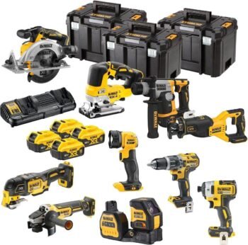 DeWalt DCK1012P4T Accu Combiset 10-delig 18V 5.0Ah in TSTAK