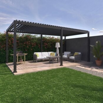 24% korting Naterial Vrijstaande Pergola Met Lamellen Clima