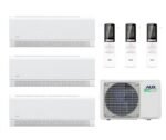 AUX multi-split unit airco 8,0 kW Wit C-serie met 3 x 3,5 kW binnen units (test)
