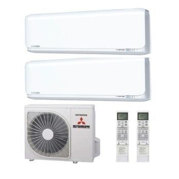 Mitsubishi Heavy SCM40ZS-W Multi-split buitenunit 4.0kW i.c.m. 2 SRK-ZS binnenunits