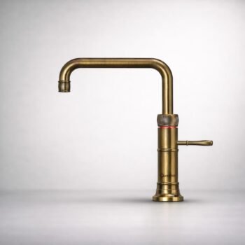 Quooker PRO3 Classic Fusion Square Messing Patina 3cfsptn